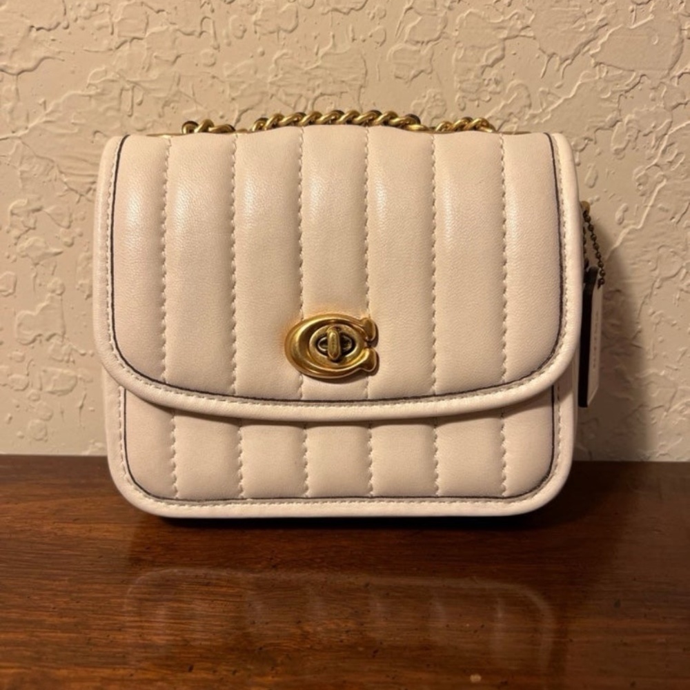 Coach Madison Shoulder Bag 16 With Quilting - Gem